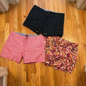 Merona lot of 3 chino shorts all size 12